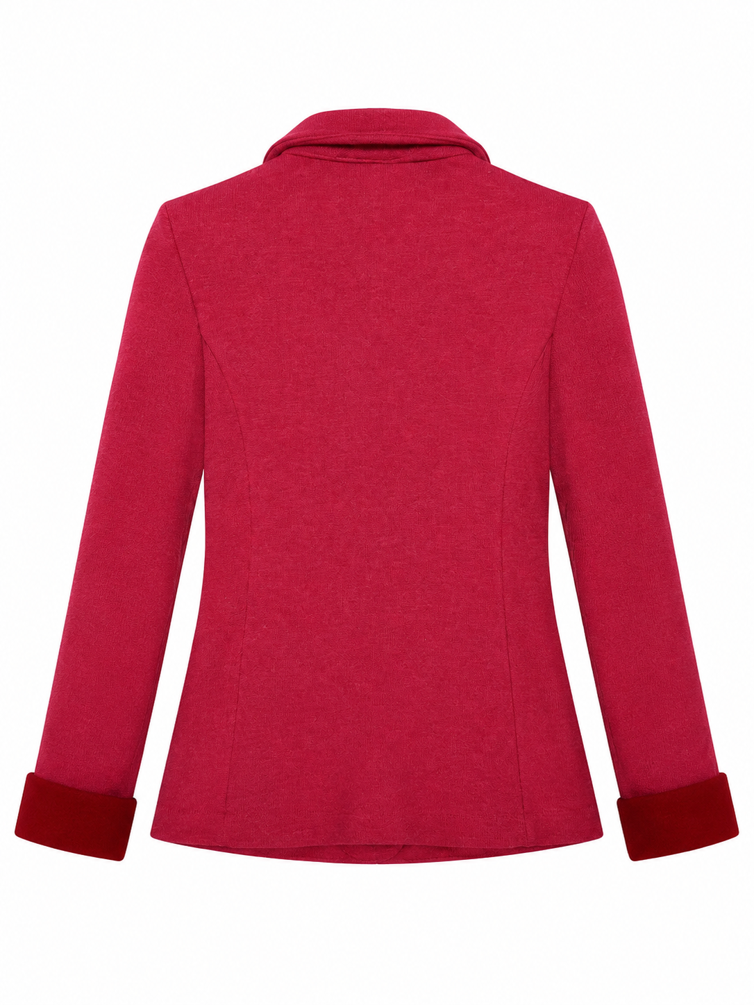 Giacca lana fuxia /rosso