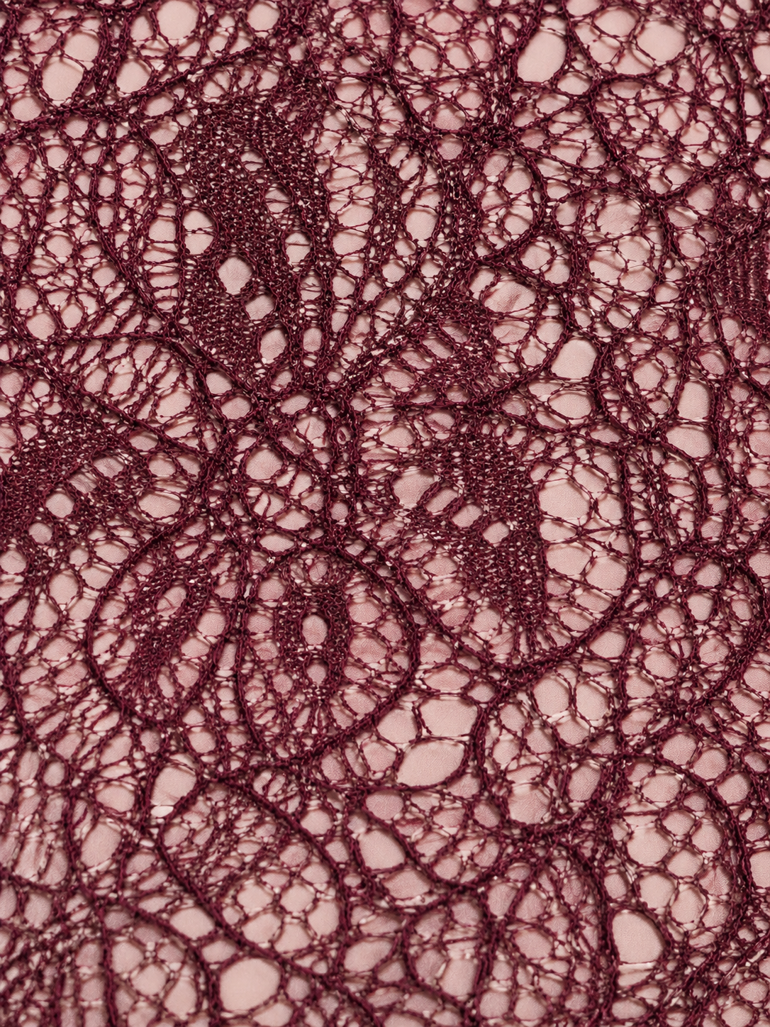 Maglia pizzo asimmetrica