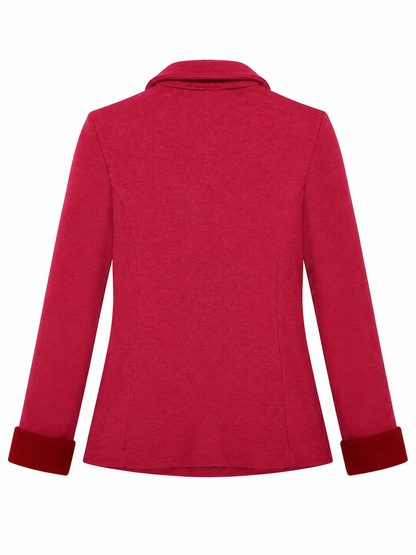 Giacca lana fuxia /rosso