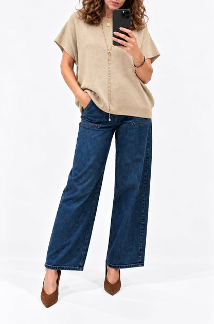 Gilet over in maglia