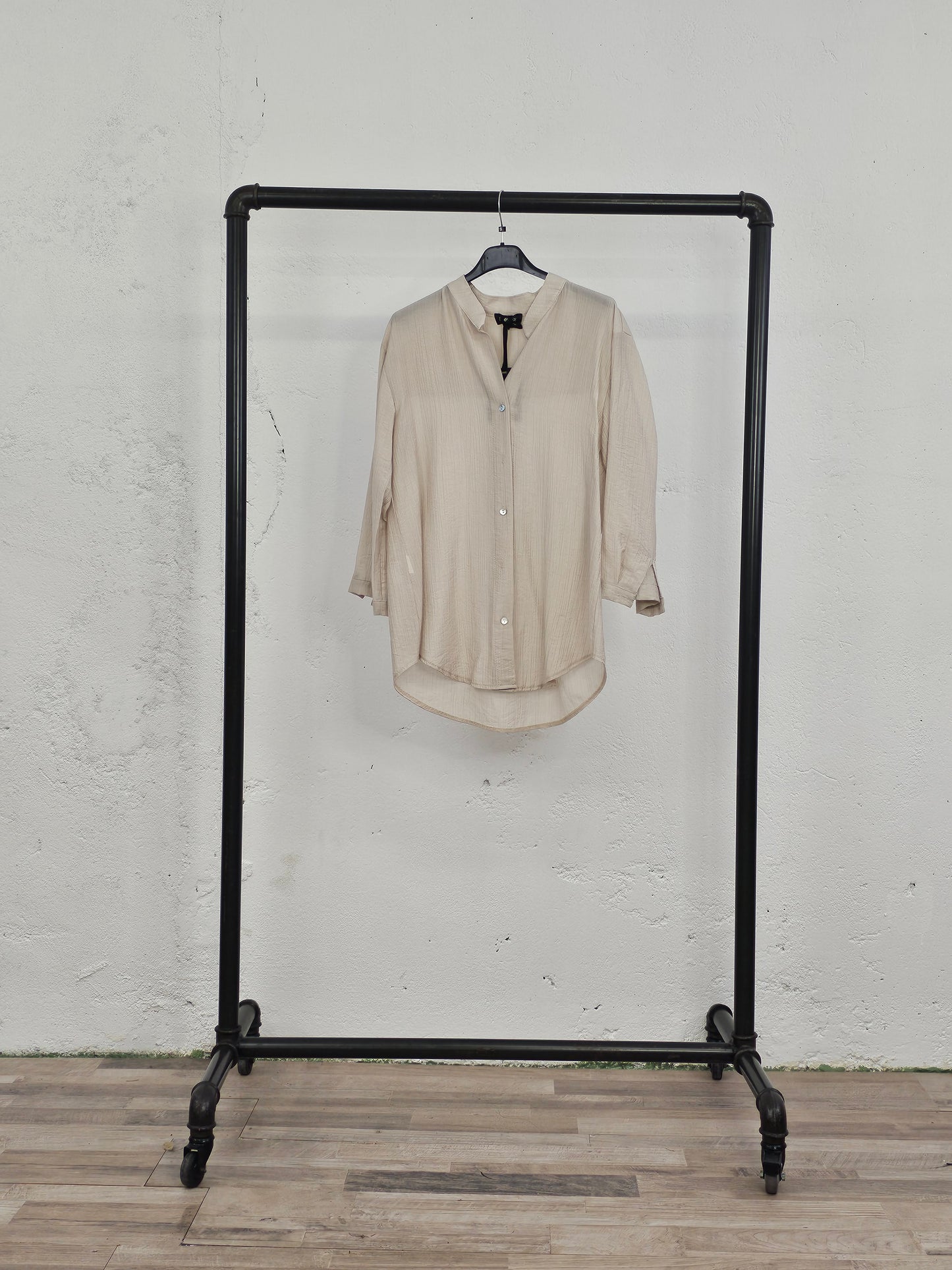 CAMICIA TENCELL BEIGE
