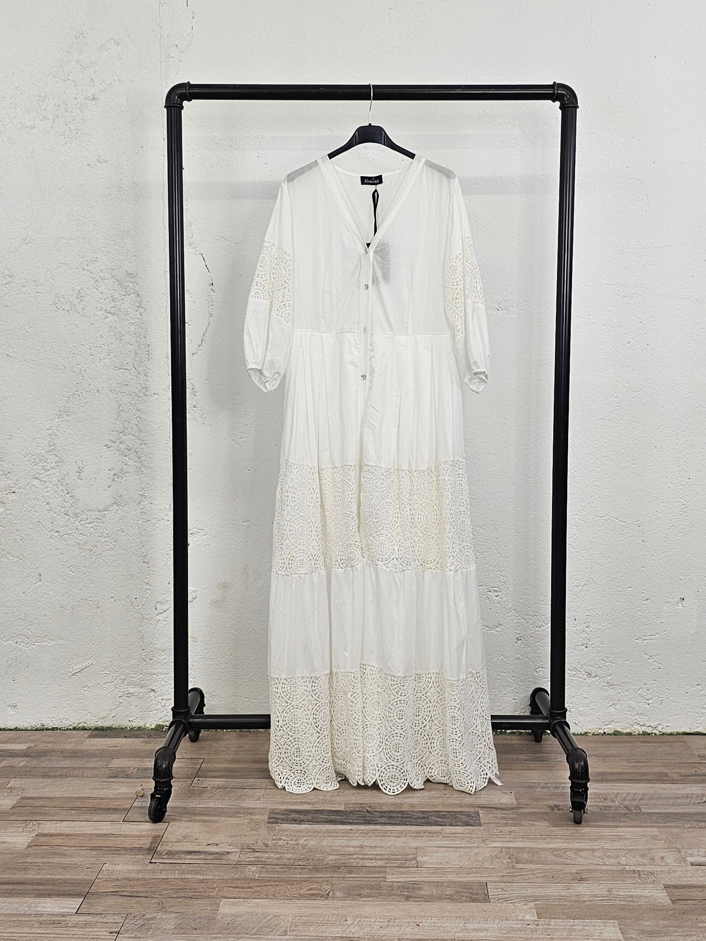 ABITO MACRAMÉ BIANCO