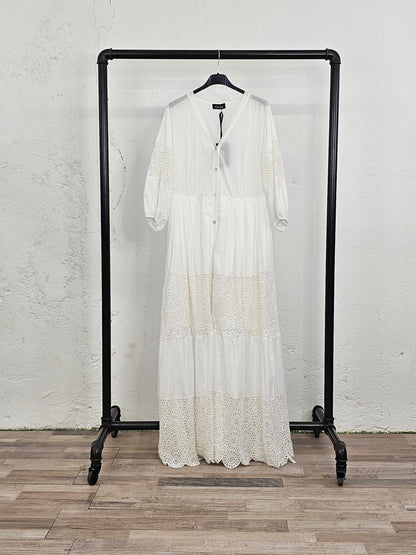 ABITO MACRAMÉ BIANCO