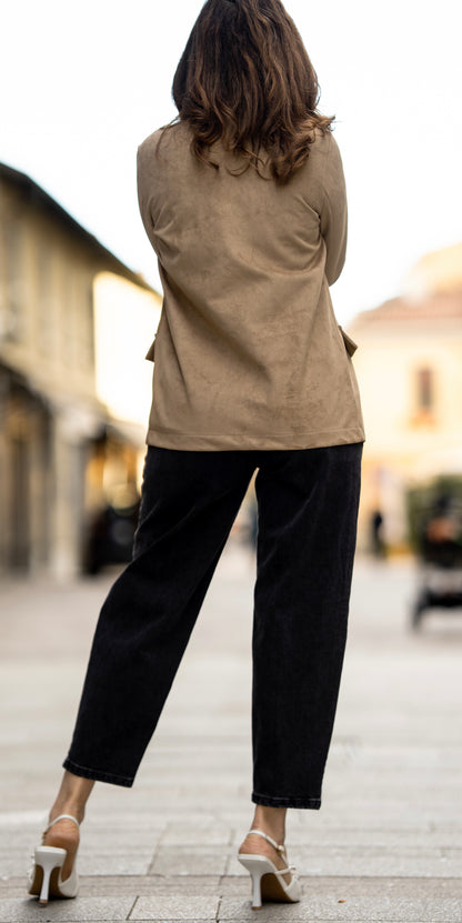 Giacca eco daino
