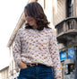 Maglione binario scollo a V