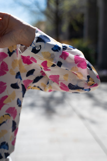 Camicia fiore ginkgo