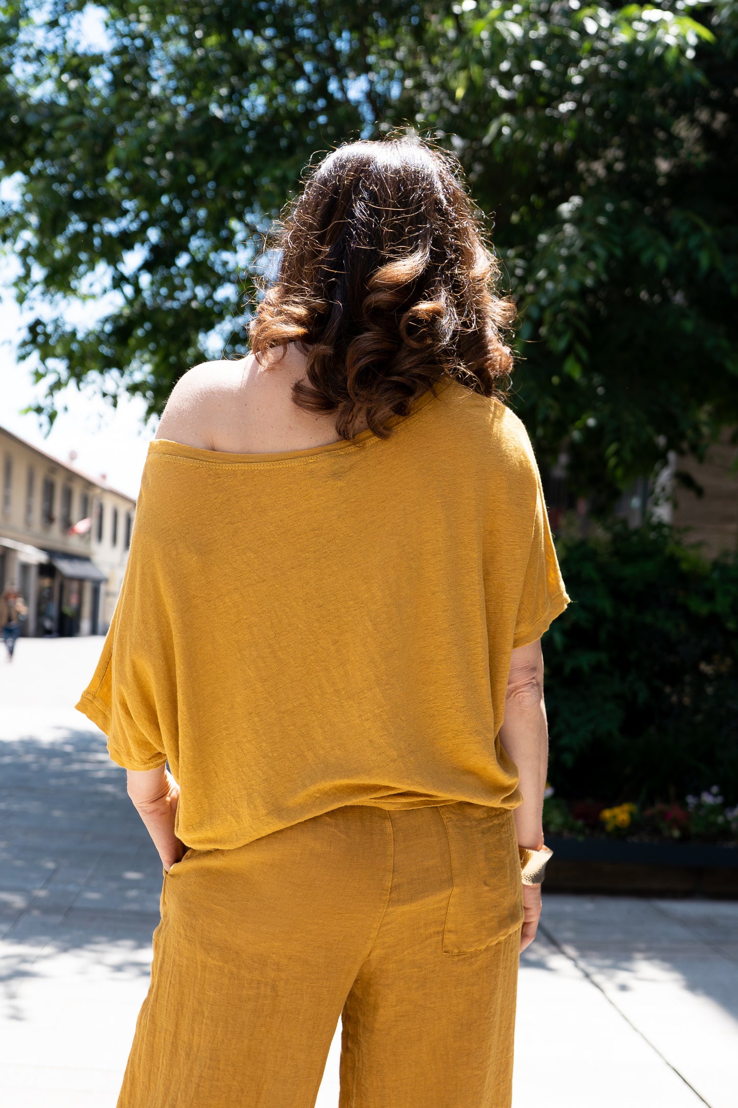 Maglia 100% Lino barchetta
