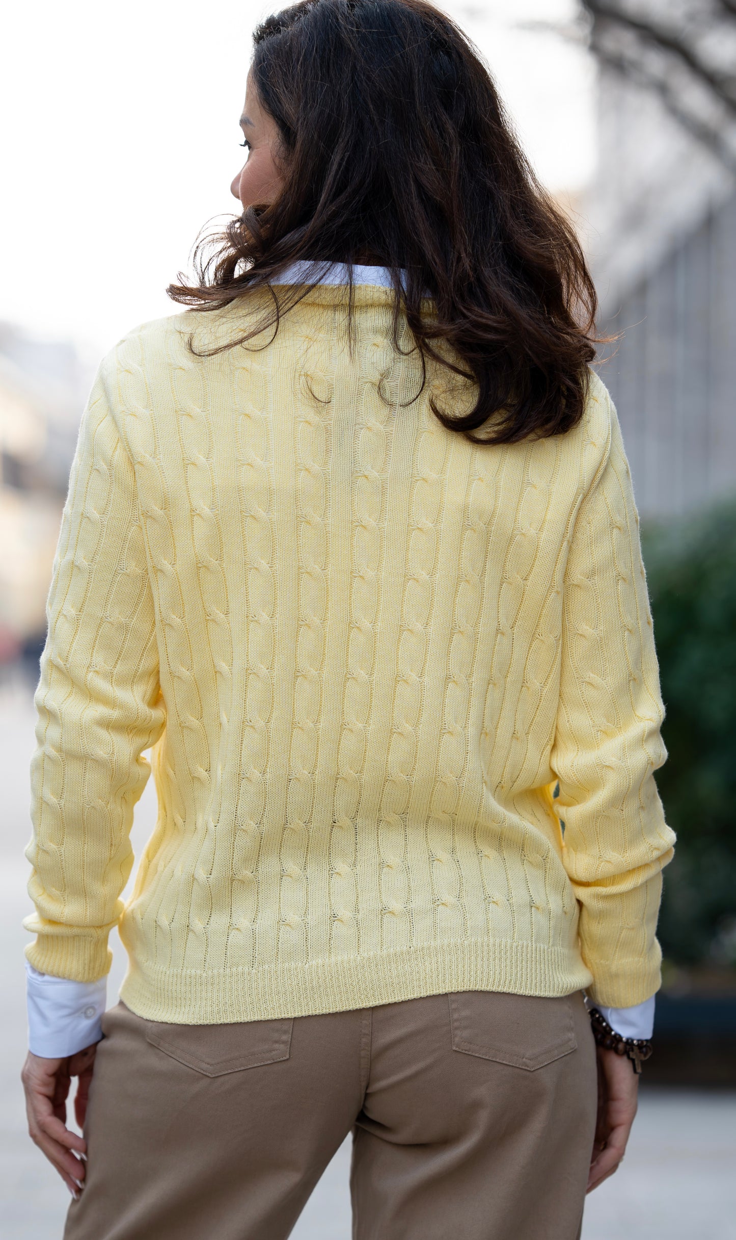 Maglione treccia