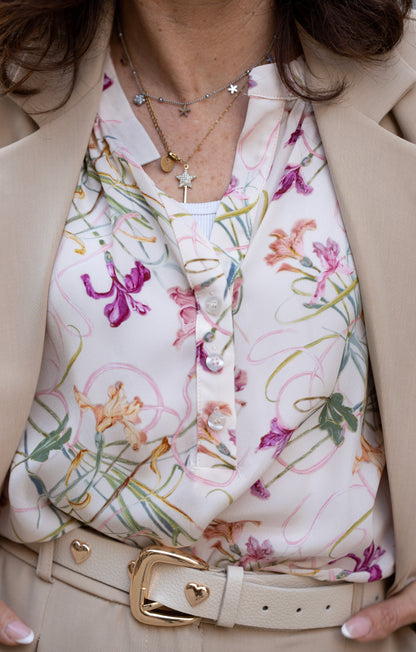 Camicia Fiore coreana