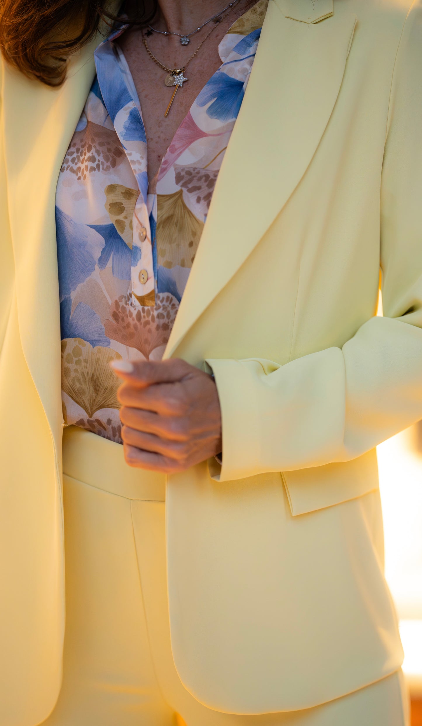 Camicia coreana fiori