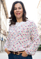 Maglione binario scollo a V