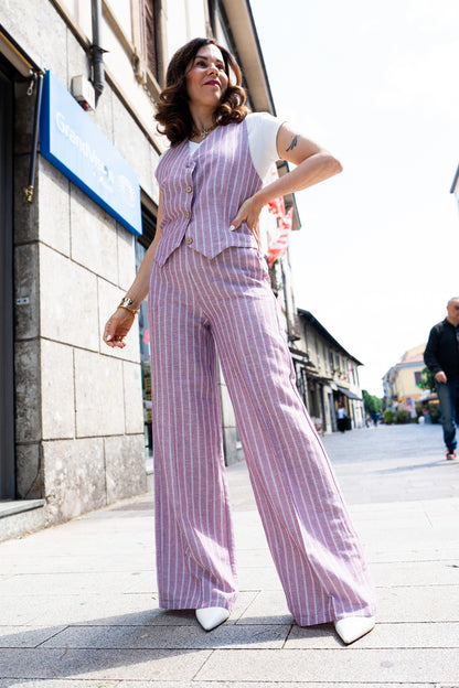 Pantalone gessato