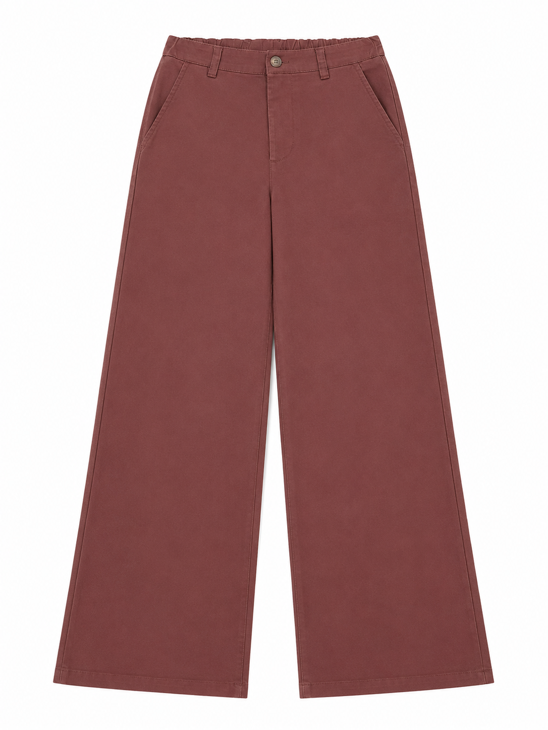 Palazzo gabardina dusty rose