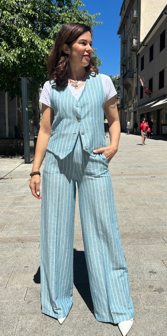 Pantalone gessato