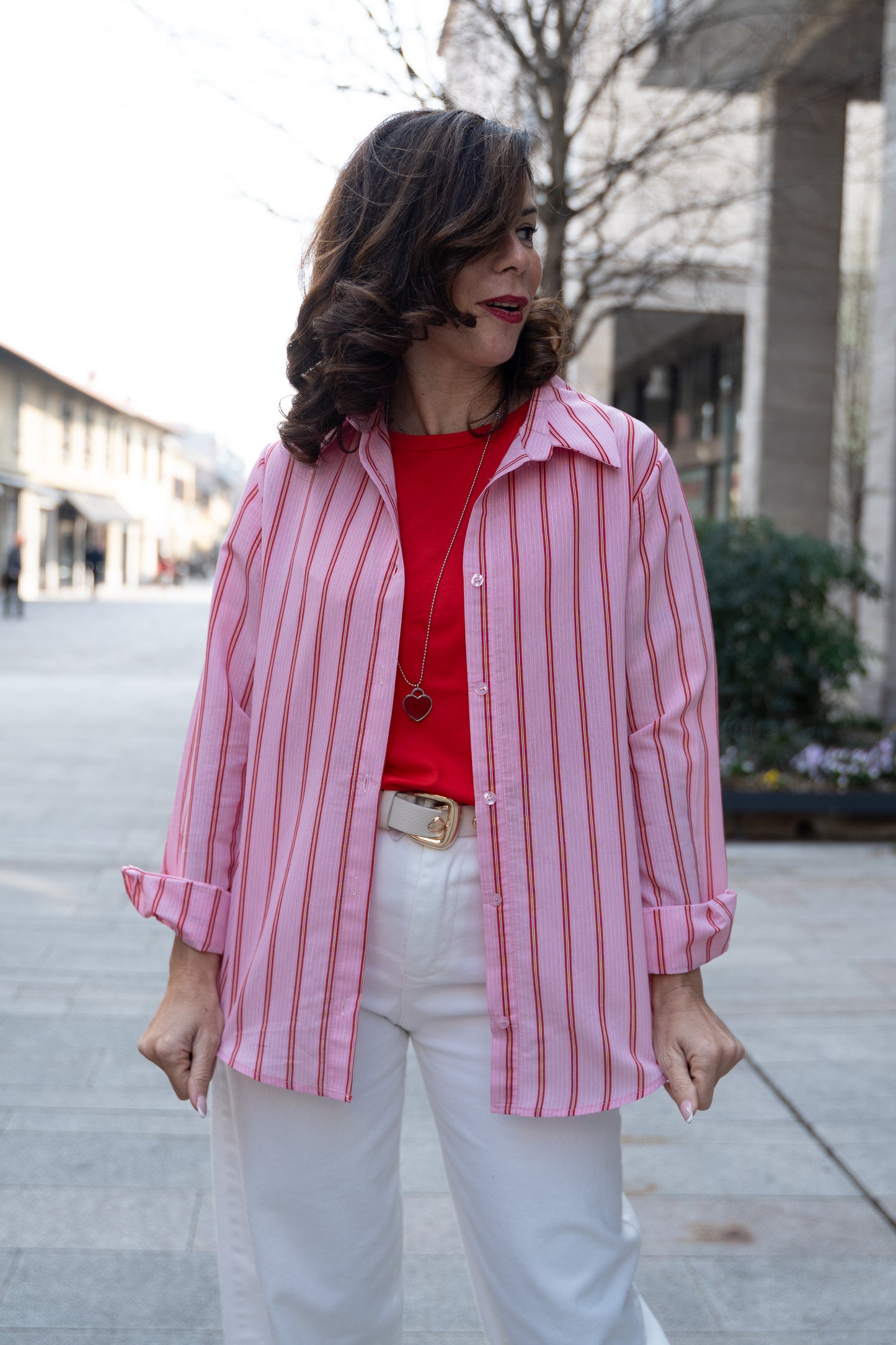 Camicia bottoni retro big bable