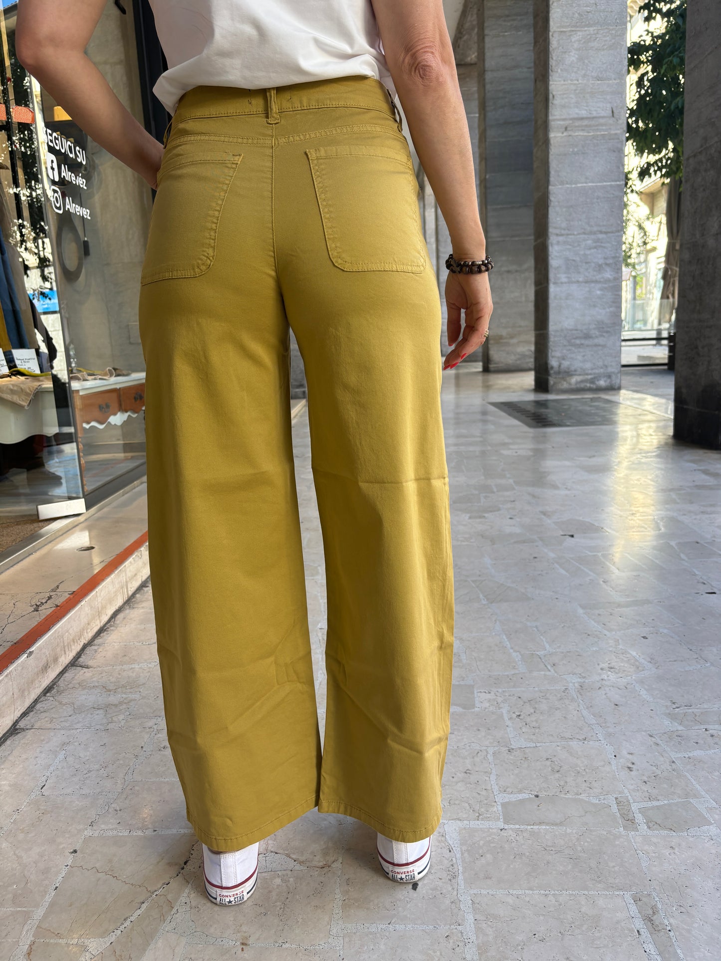 Pantalone senape