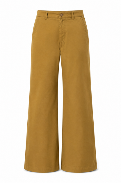 Pantalone palazzo olio