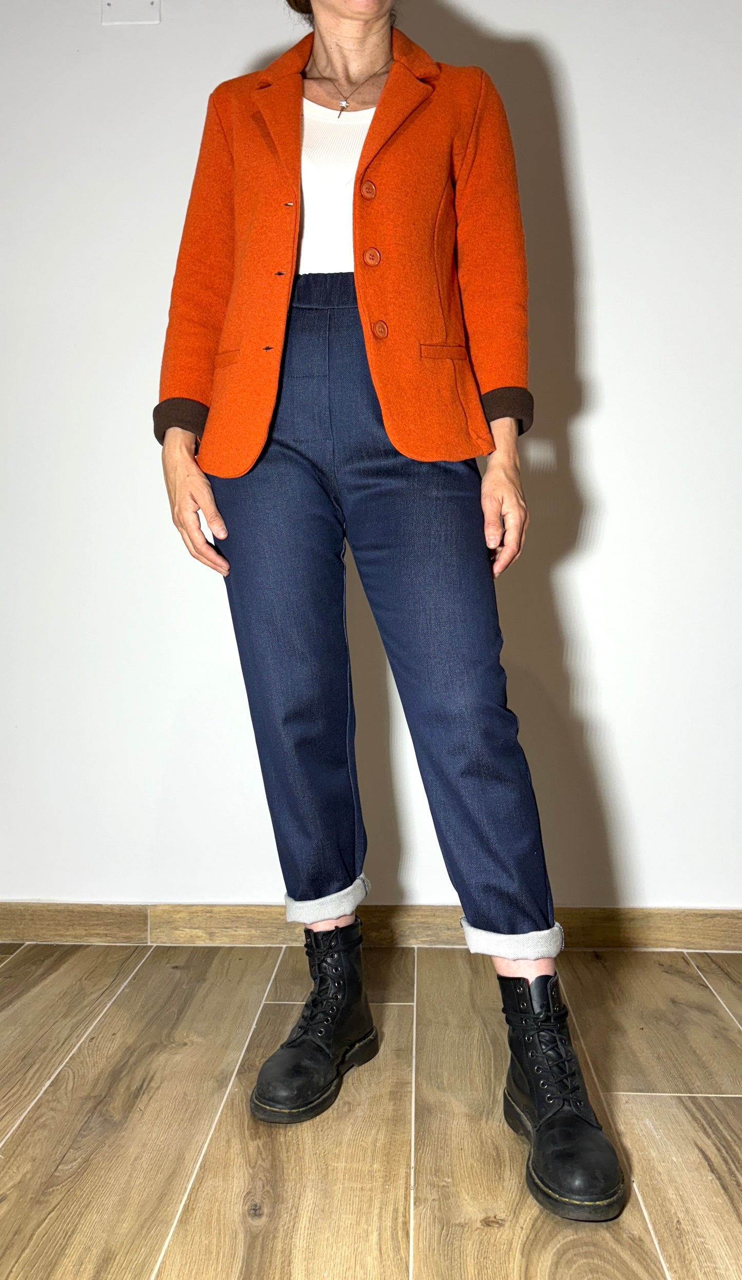 GIACCA LANA ARANCIO