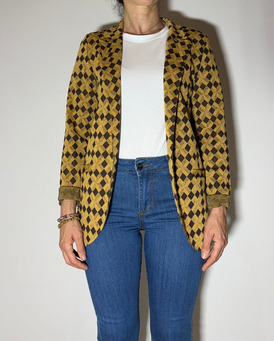 GIACCA JACQUARD FANTASIA ROMBO